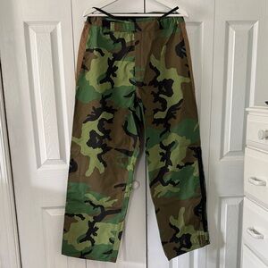 New Raven Green Camouflage Pants Gore-Tex Size M